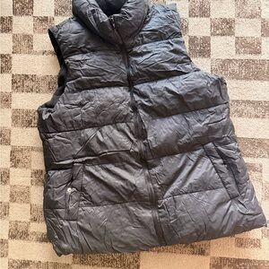 Old Navy Black Quilted Vest